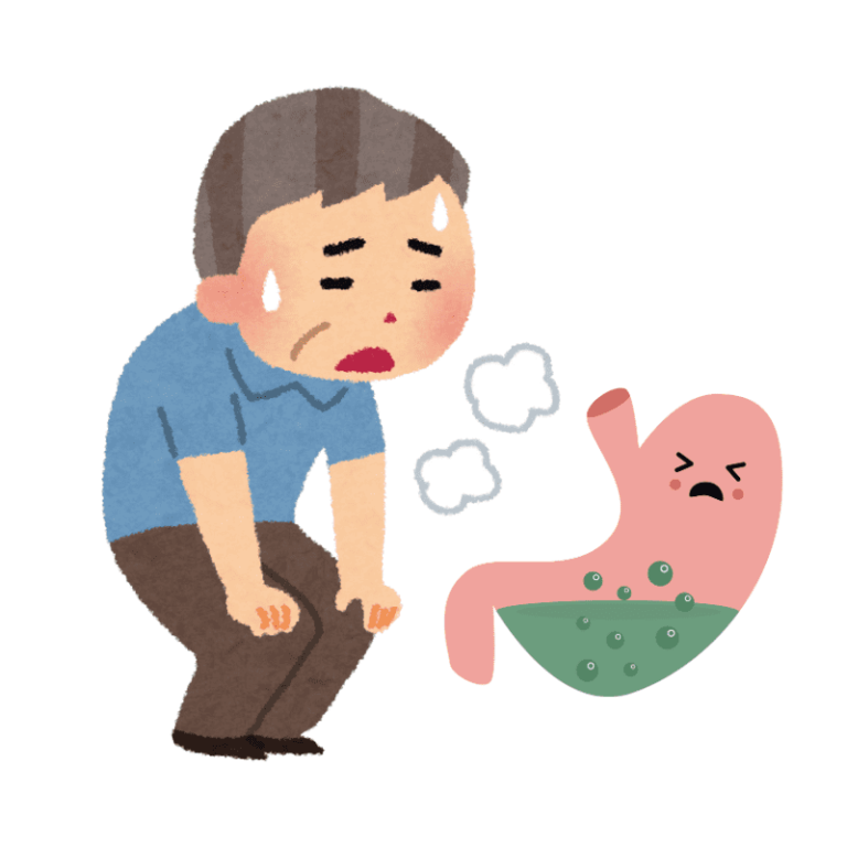 역류성 식도염 숨찬 증상 그림