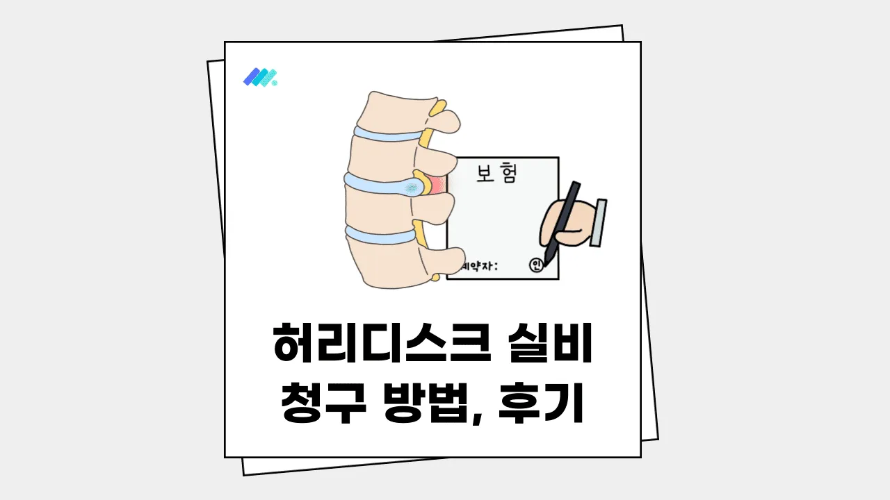 허리디스크 실비 청구 썸네일
