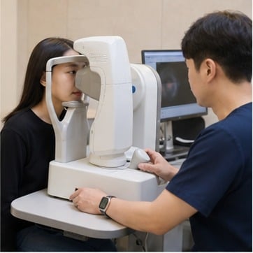 스마일라식 검사 시간 상담과 검사 이미지