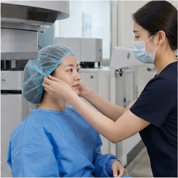 스마일라식 수술 시간 상담과 검사 이미지