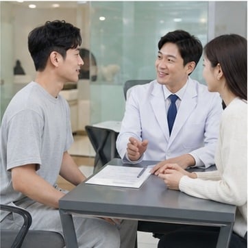 스마일라식 상담 장면