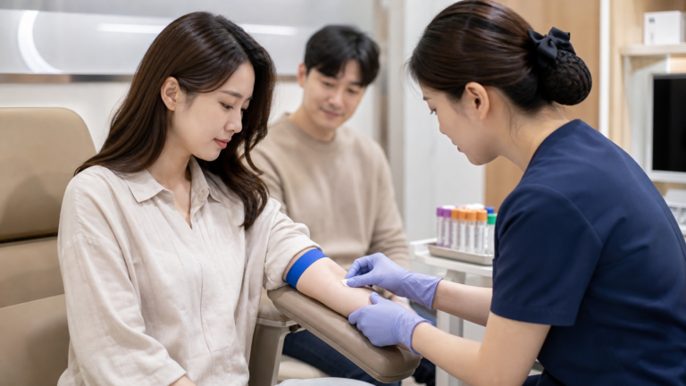 시험관 피검사 hCG 결과를 확인하는 혈액검사 상담